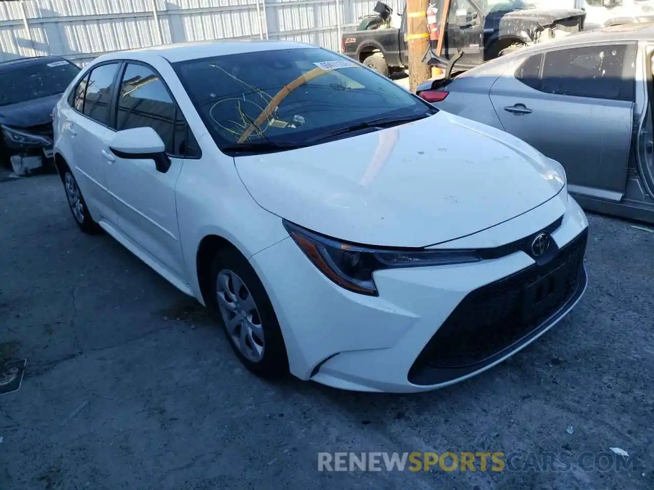 1 Photograph of a damaged car 5YFEPMAEXNP313301 TOYOTA COROLLA 2022