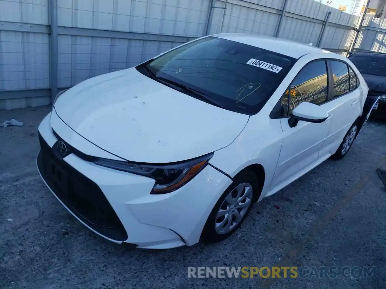 2 Photograph of a damaged car 5YFEPMAEXNP313301 TOYOTA COROLLA 2022