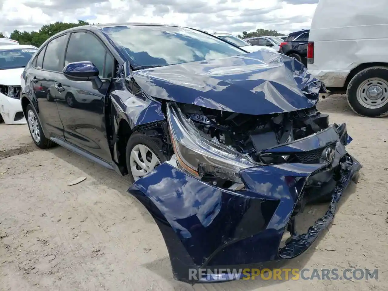 1 Photograph of a damaged car 5YFEPMAEXNP317266 TOYOTA COROLLA 2022