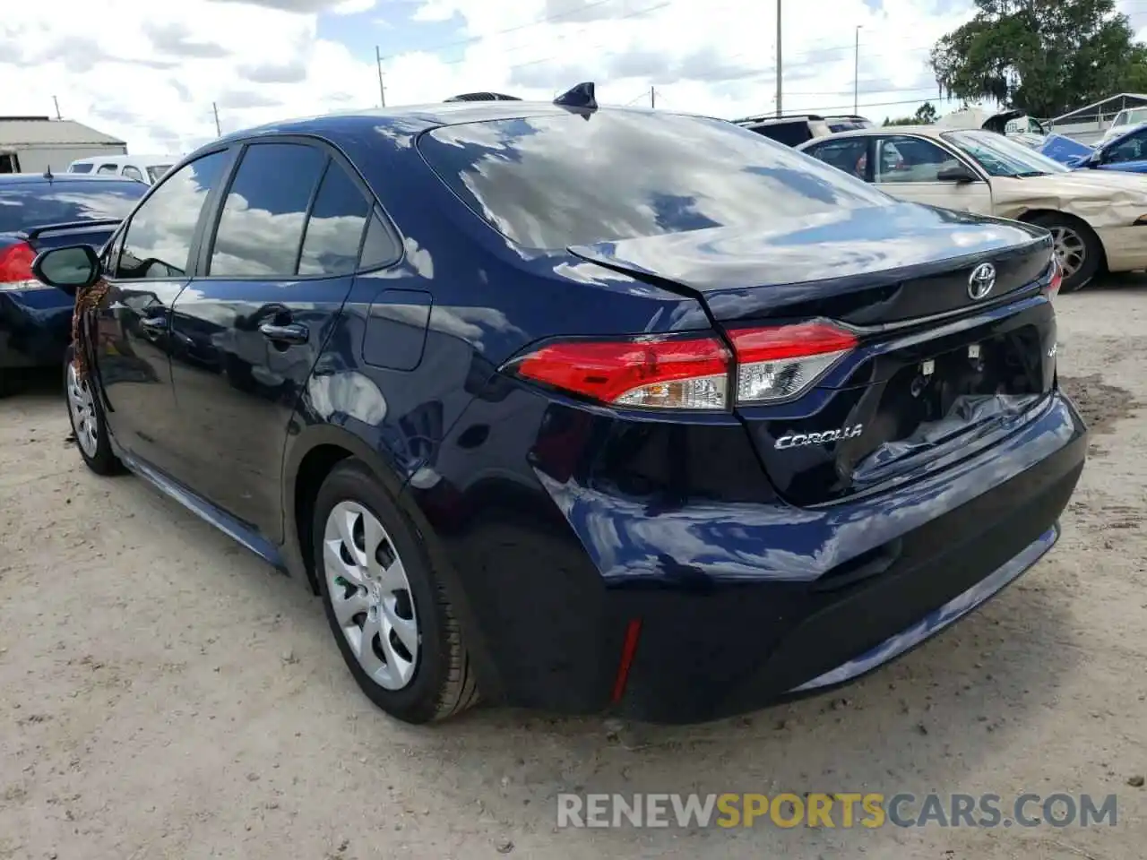 3 Photograph of a damaged car 5YFEPMAEXNP317266 TOYOTA COROLLA 2022