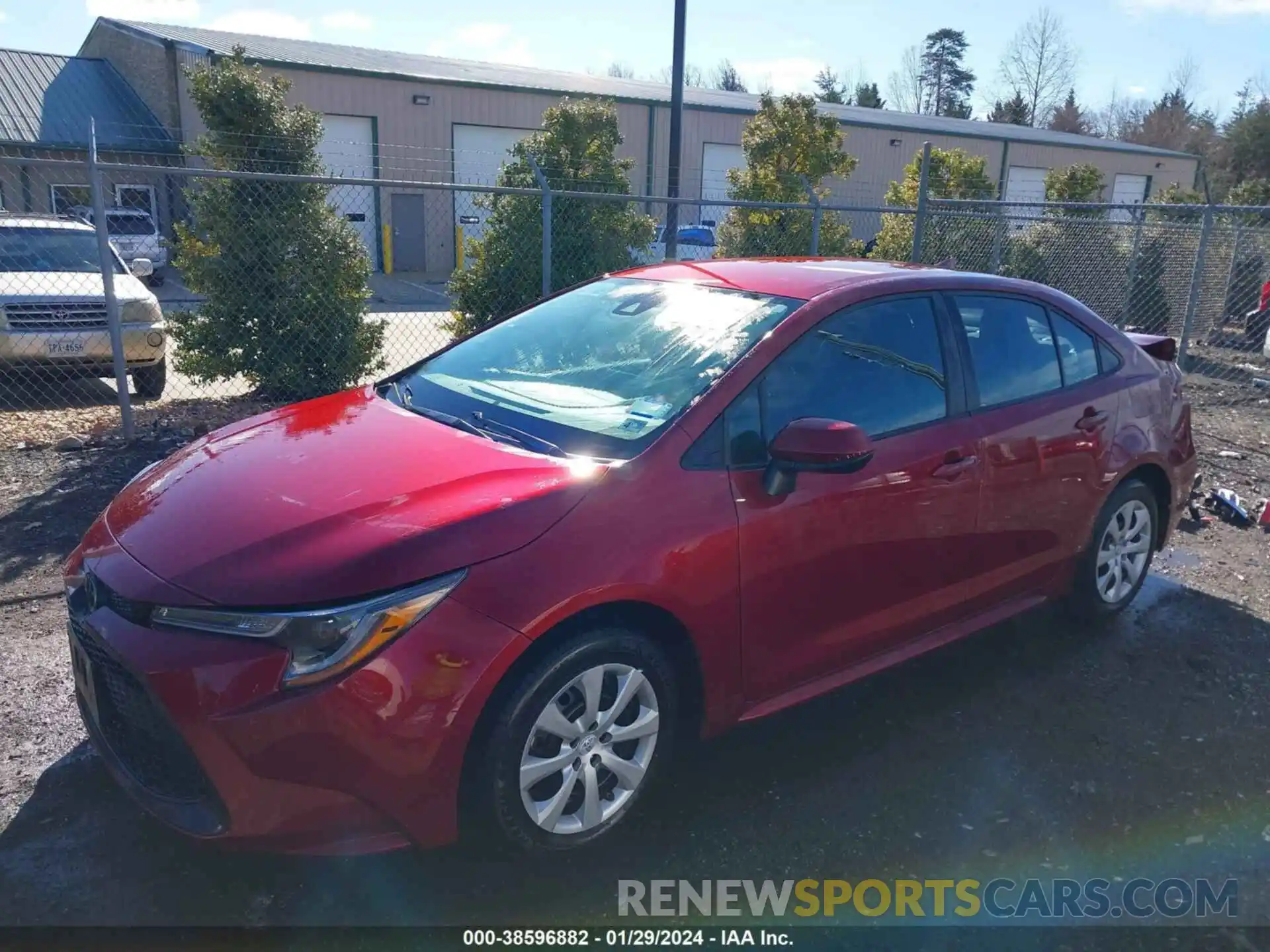 2 Photograph of a damaged car 5YFEPMAEXNP318756 TOYOTA COROLLA 2022