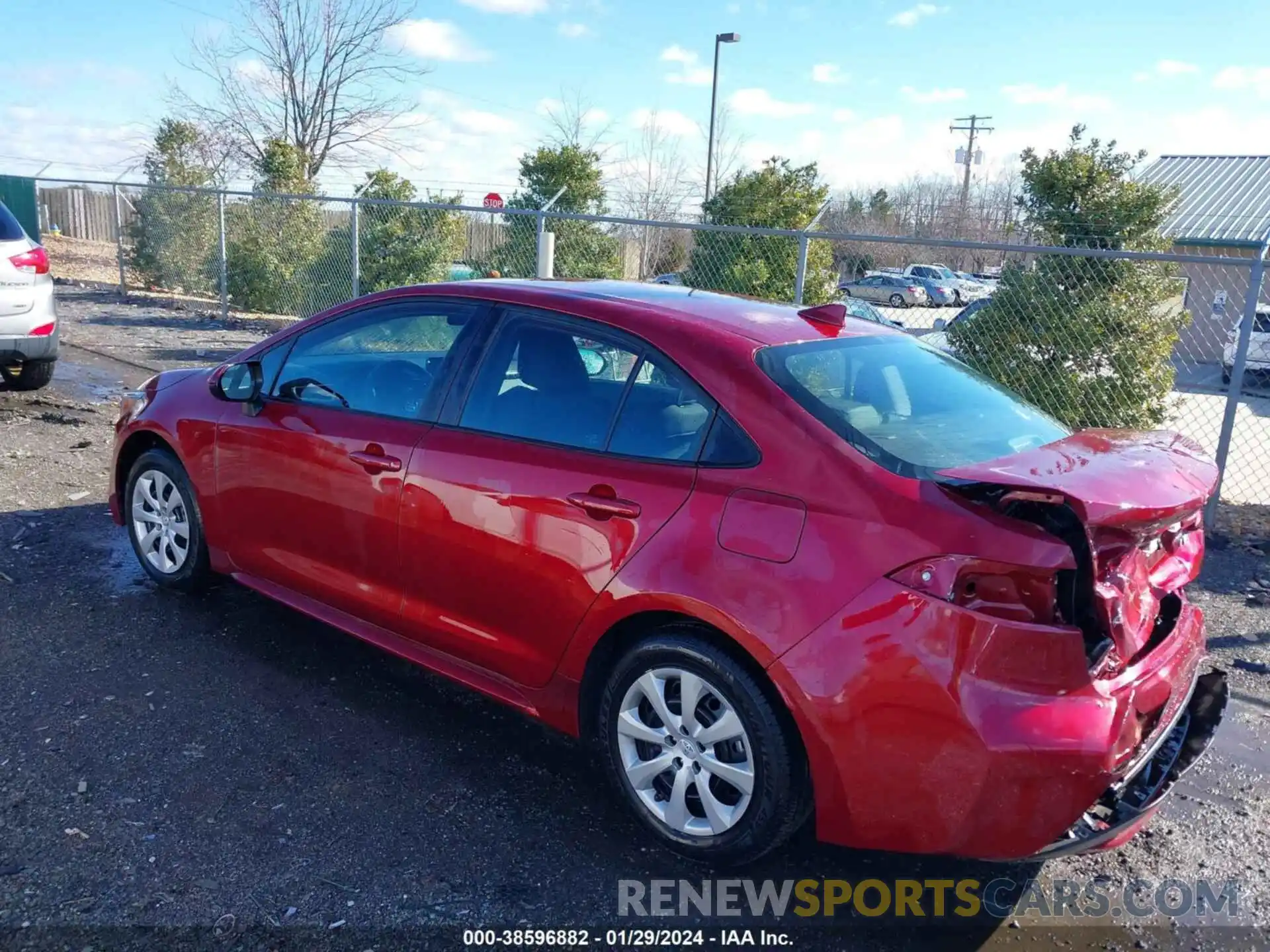 3 Photograph of a damaged car 5YFEPMAEXNP318756 TOYOTA COROLLA 2022