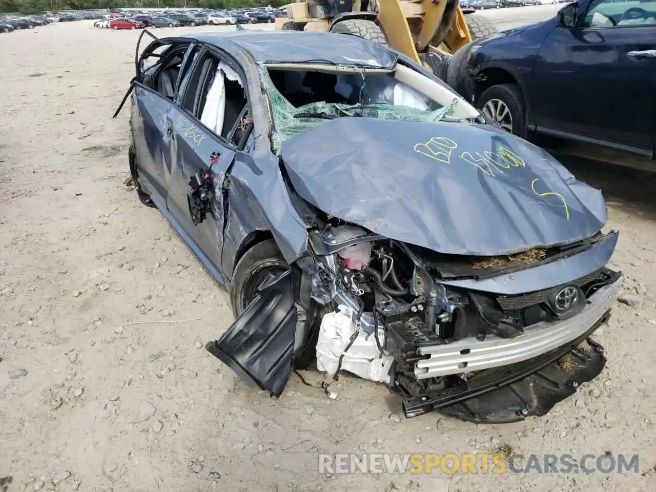 1 Photograph of a damaged car 5YFEPMAEXNP320460 TOYOTA COROLLA 2022