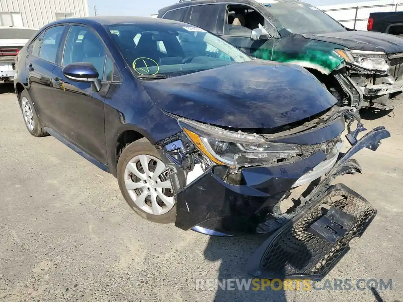 1 Photograph of a damaged car 5YFEPMAEXNP324864 TOYOTA COROLLA 2022