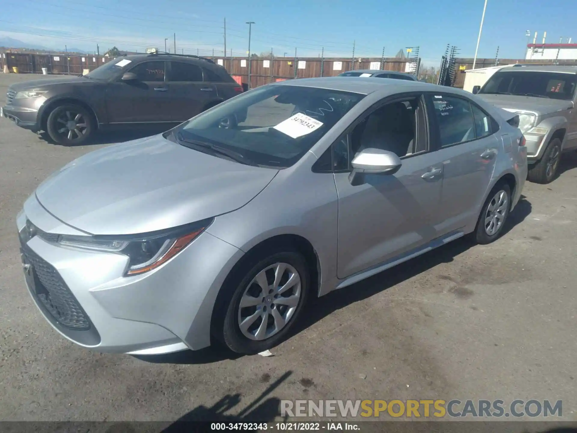 2 Photograph of a damaged car 5YFEPMAEXNP330003 TOYOTA COROLLA 2022