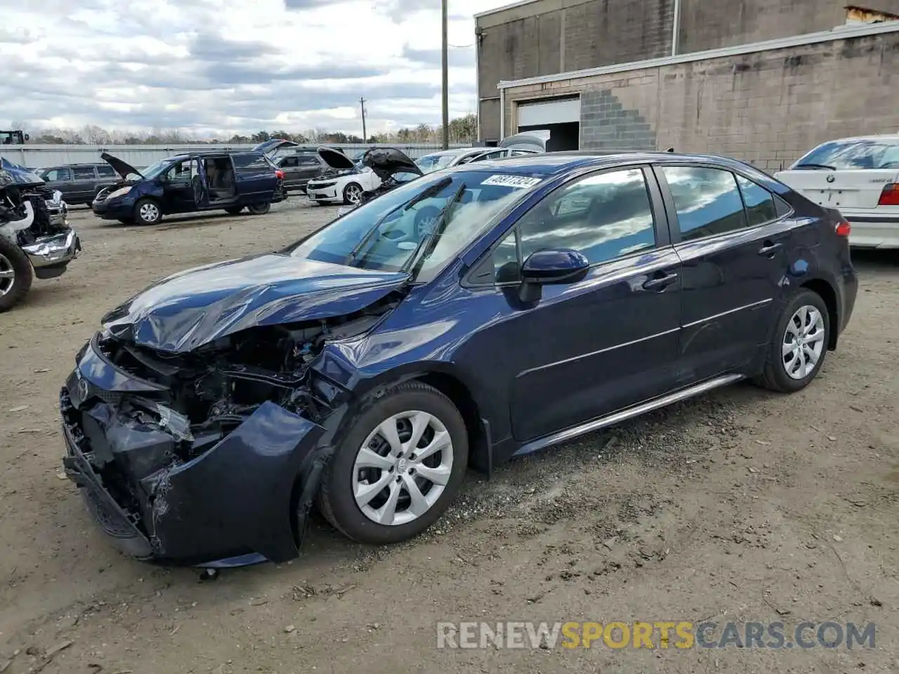 1 Photograph of a damaged car 5YFEPMAEXNP350882 TOYOTA COROLLA 2022