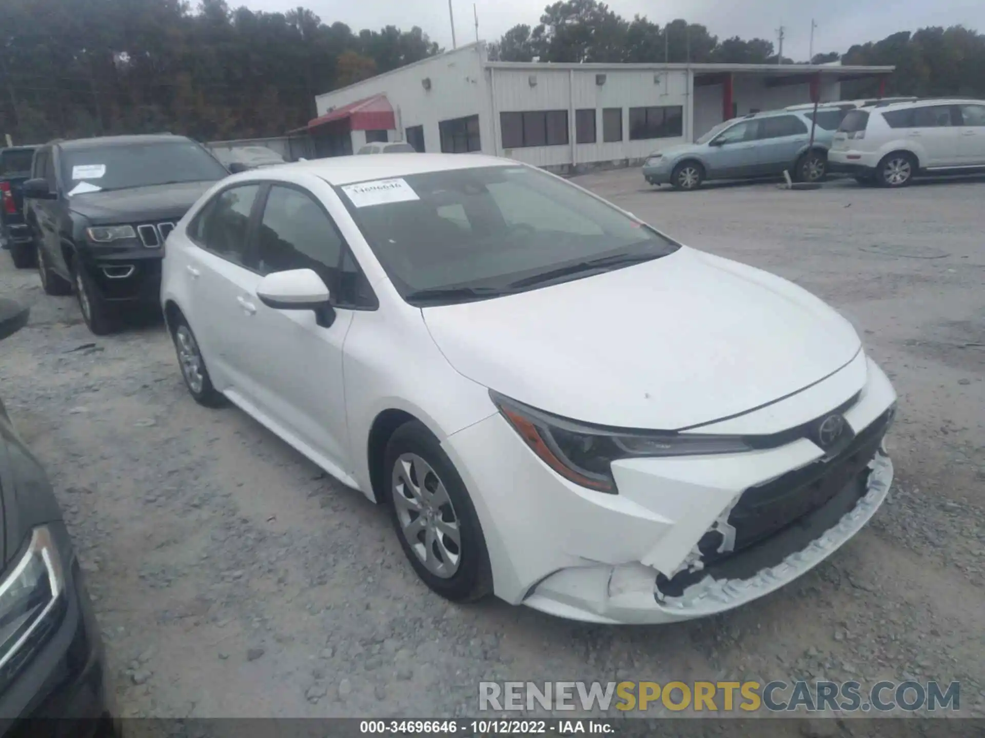 1 Photograph of a damaged car 5YFEPMAEXNP356147 TOYOTA COROLLA 2022