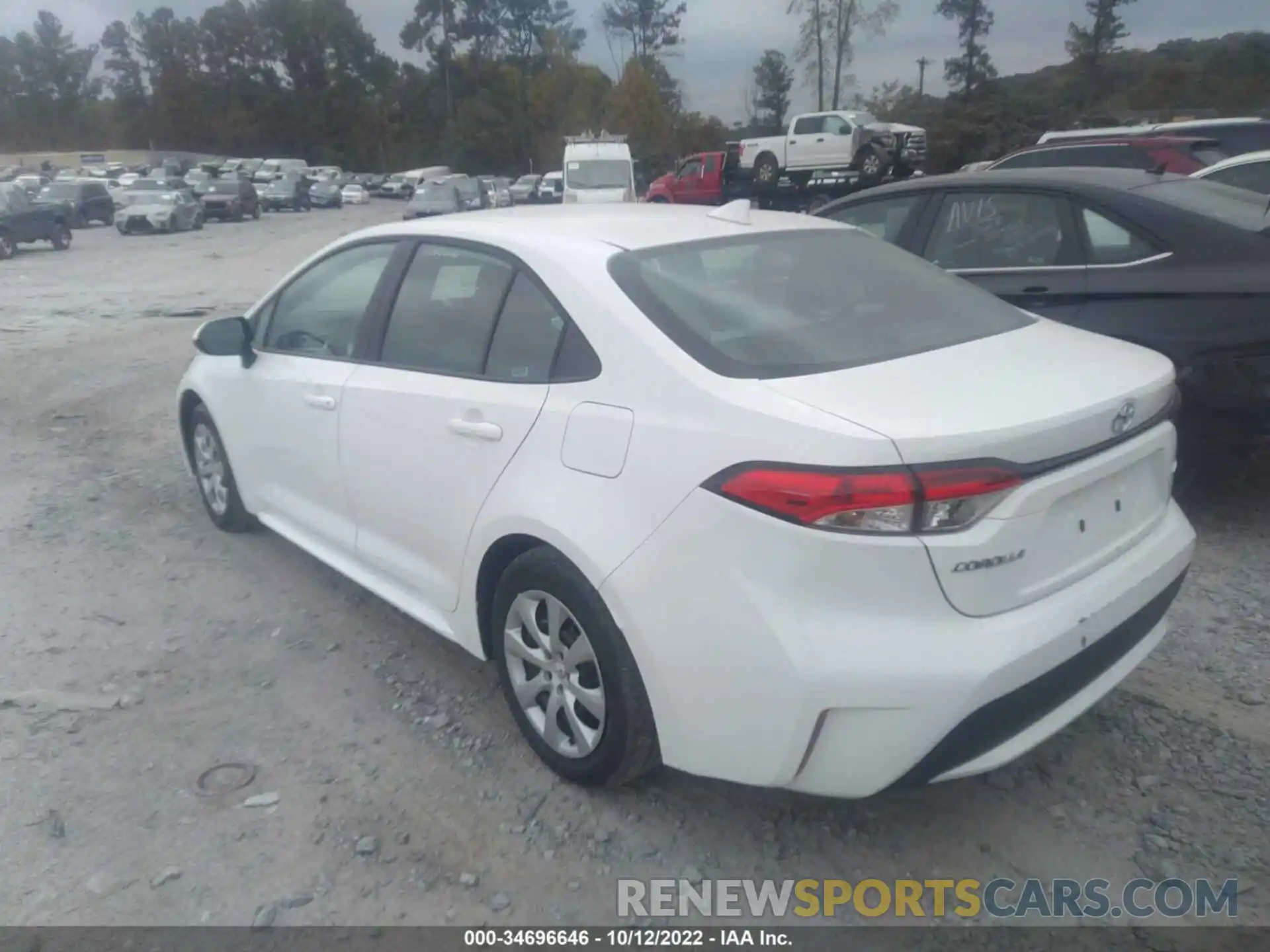 3 Photograph of a damaged car 5YFEPMAEXNP356147 TOYOTA COROLLA 2022