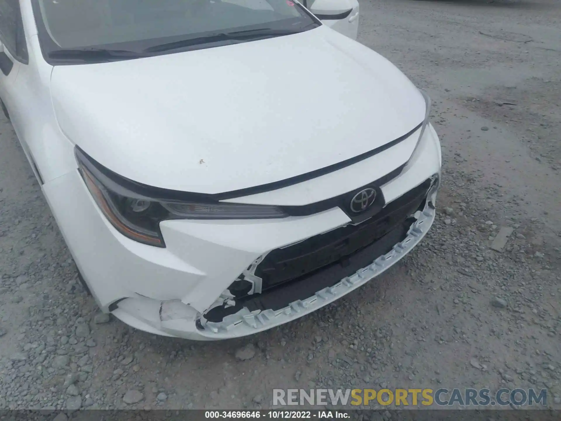 6 Photograph of a damaged car 5YFEPMAEXNP356147 TOYOTA COROLLA 2022