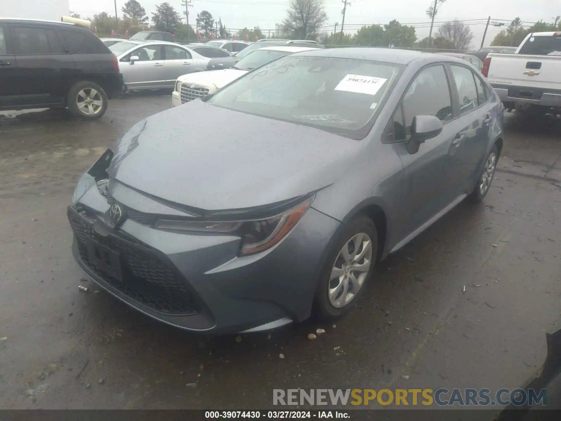 2 Photograph of a damaged car 5YFEPMAEXNP359551 TOYOTA COROLLA 2022