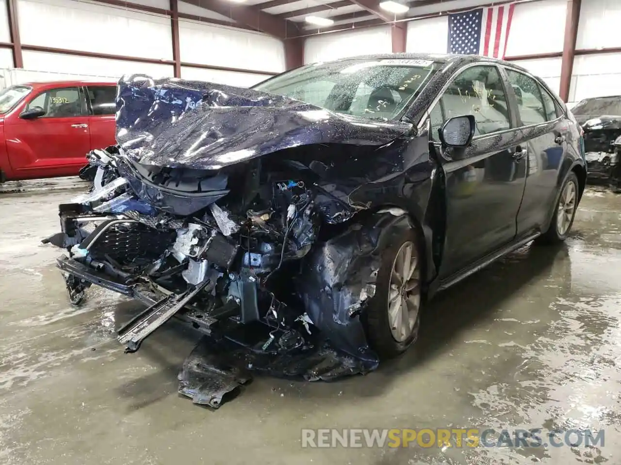 2 Photograph of a damaged car 5YFFPMAE6NP272346 TOYOTA COROLLA 2022