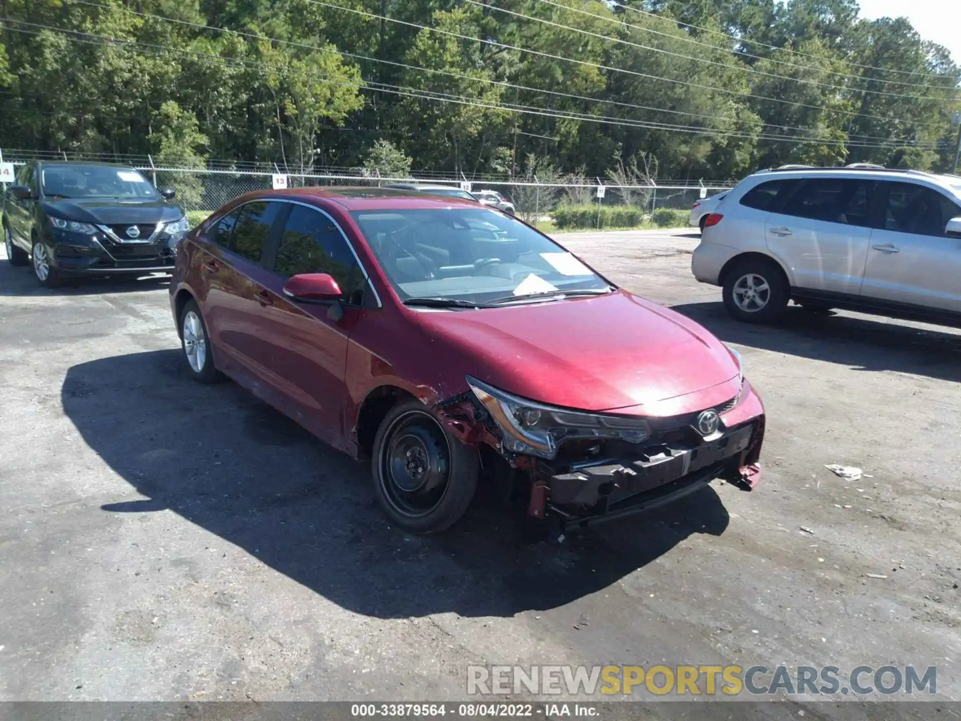 1 Photograph of a damaged car 5YFFPMAE6NP298347 TOYOTA COROLLA 2022