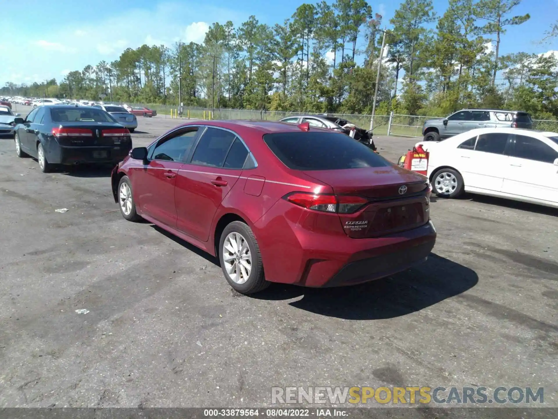 3 Photograph of a damaged car 5YFFPMAE6NP298347 TOYOTA COROLLA 2022