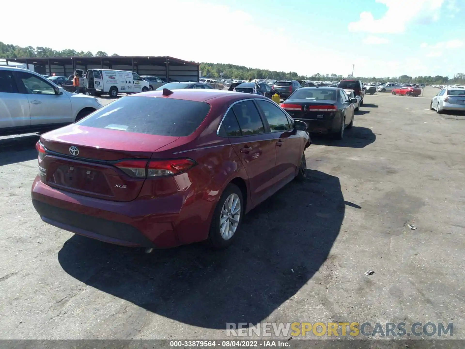 4 Photograph of a damaged car 5YFFPMAE6NP298347 TOYOTA COROLLA 2022