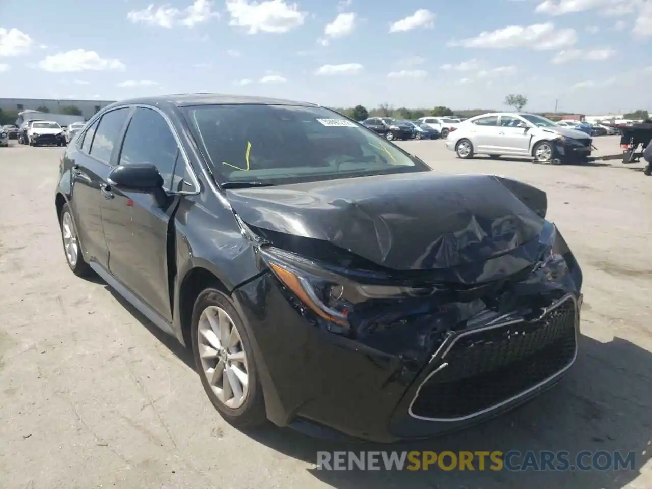 1 Photograph of a damaged car 5YFFPMAE8NP302799 TOYOTA COROLLA 2022