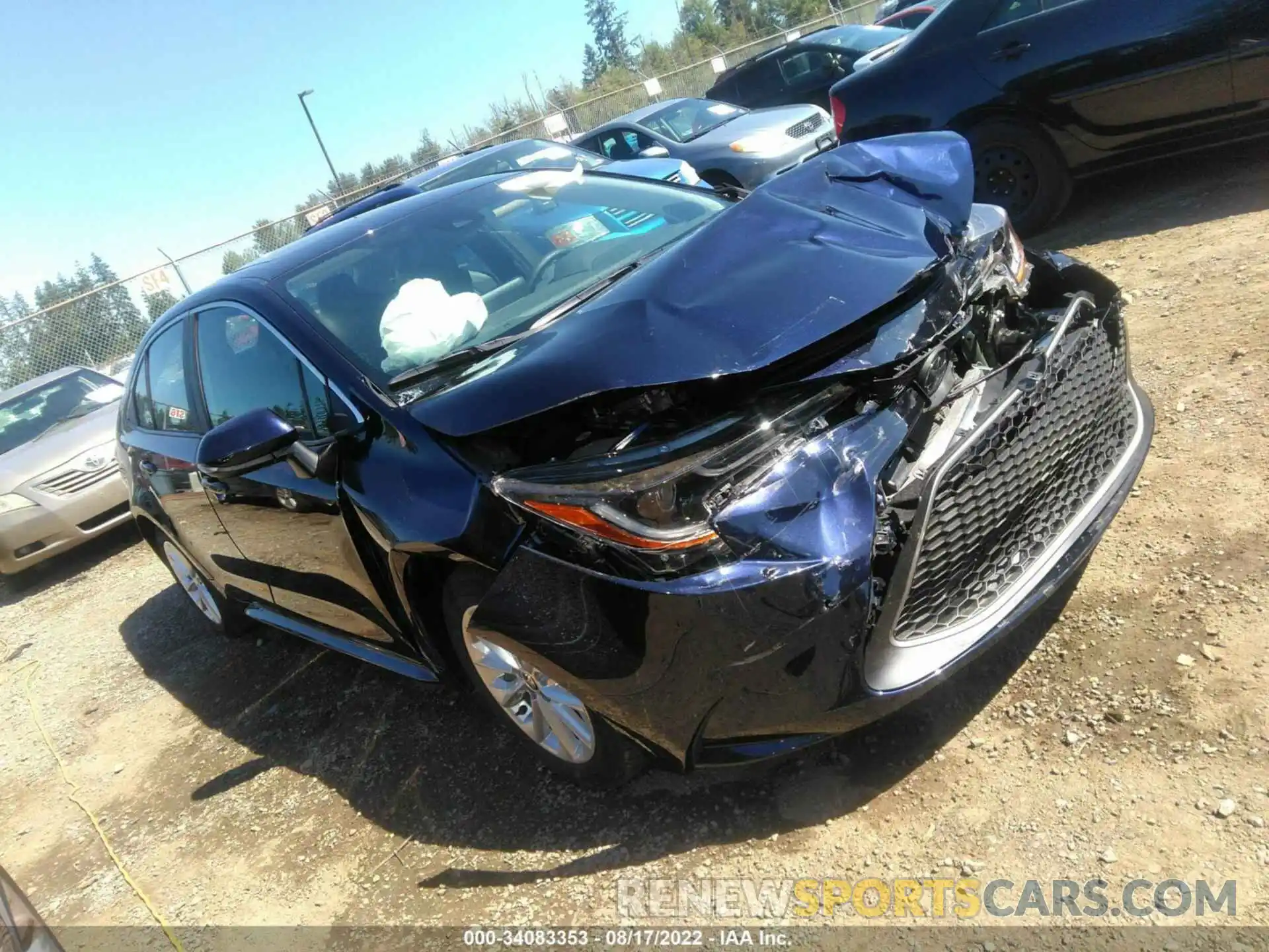 1 Photograph of a damaged car 5YFFPMAE9NP311267 TOYOTA COROLLA 2022