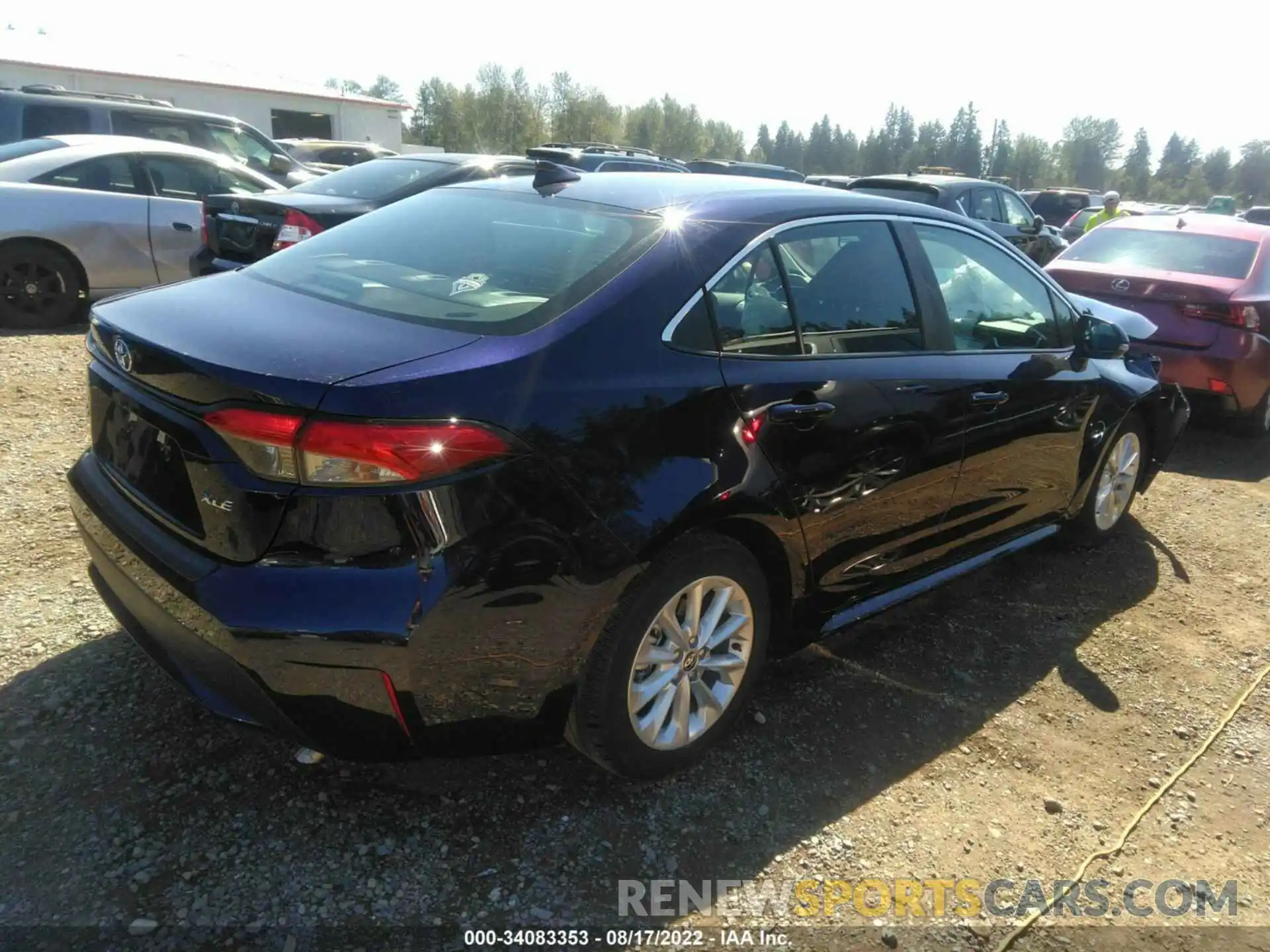 4 Photograph of a damaged car 5YFFPMAE9NP311267 TOYOTA COROLLA 2022