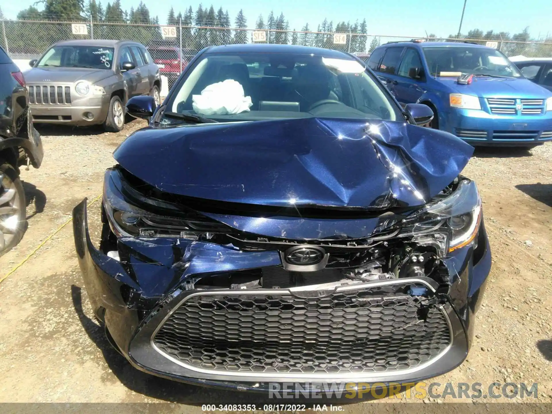 6 Photograph of a damaged car 5YFFPMAE9NP311267 TOYOTA COROLLA 2022