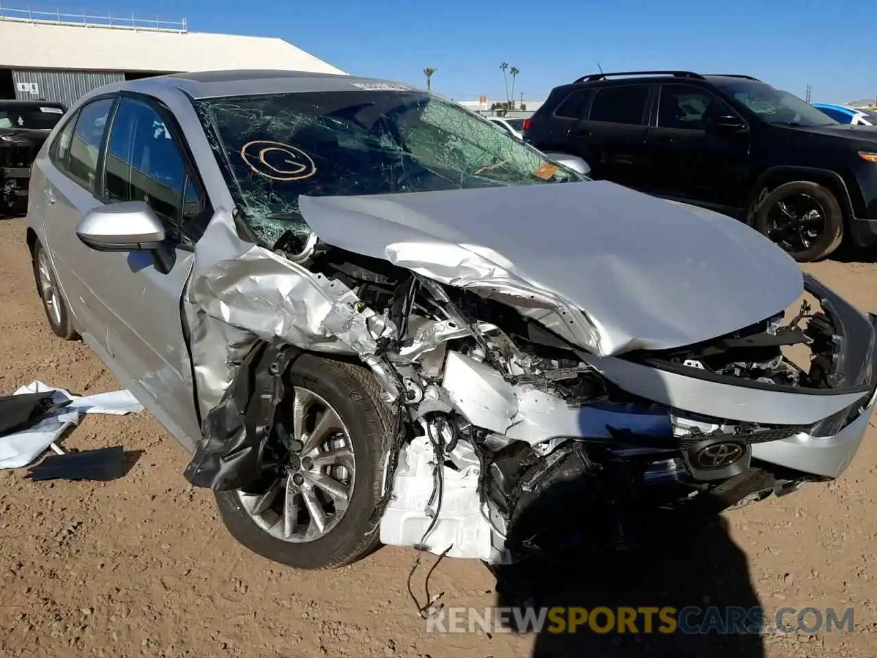 9 Photograph of a damaged car 5YFHPMAE2NP287080 TOYOTA COROLLA 2022