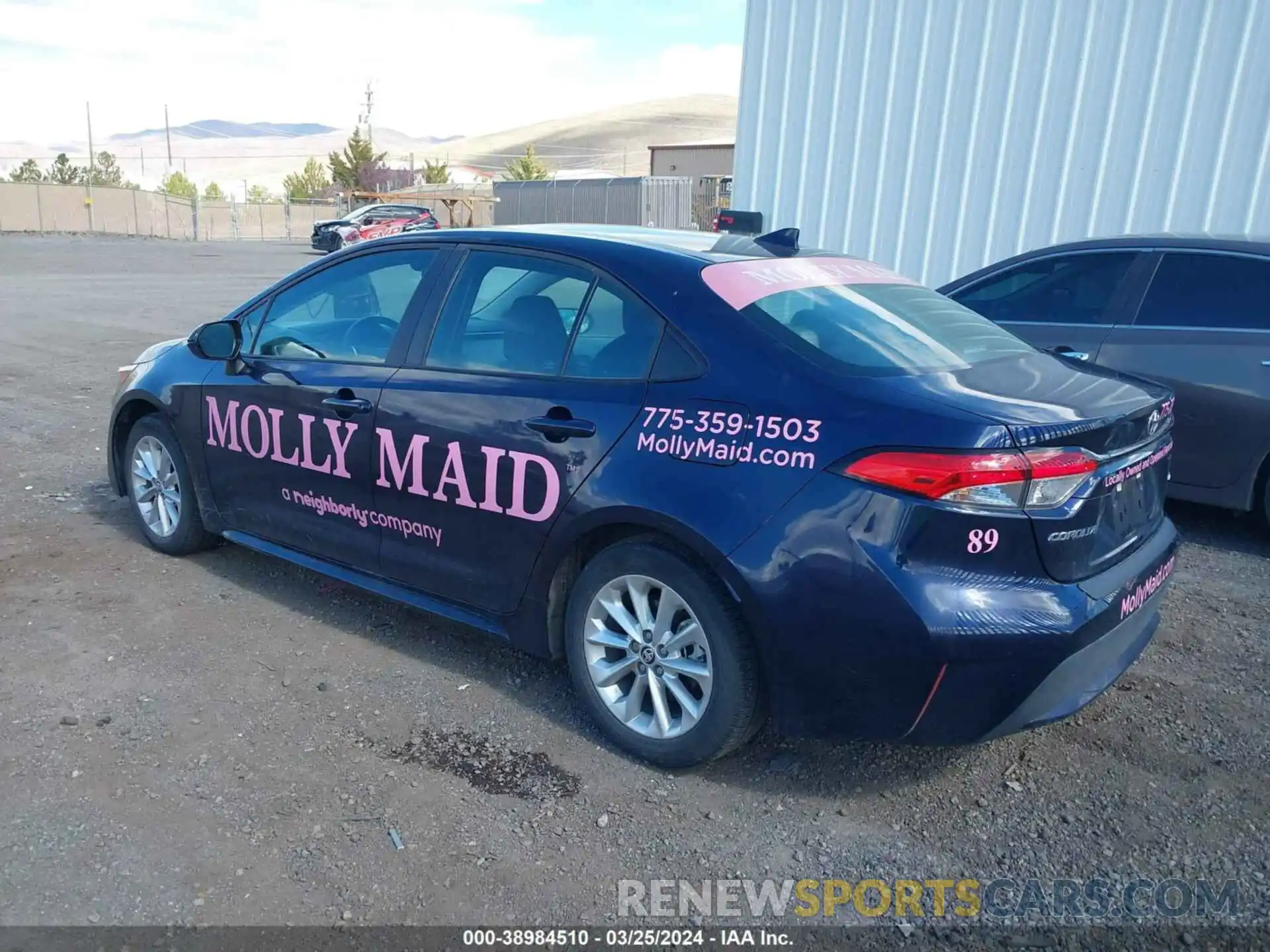 3 Photograph of a damaged car 5YFHPMAE4NP381428 TOYOTA COROLLA 2022