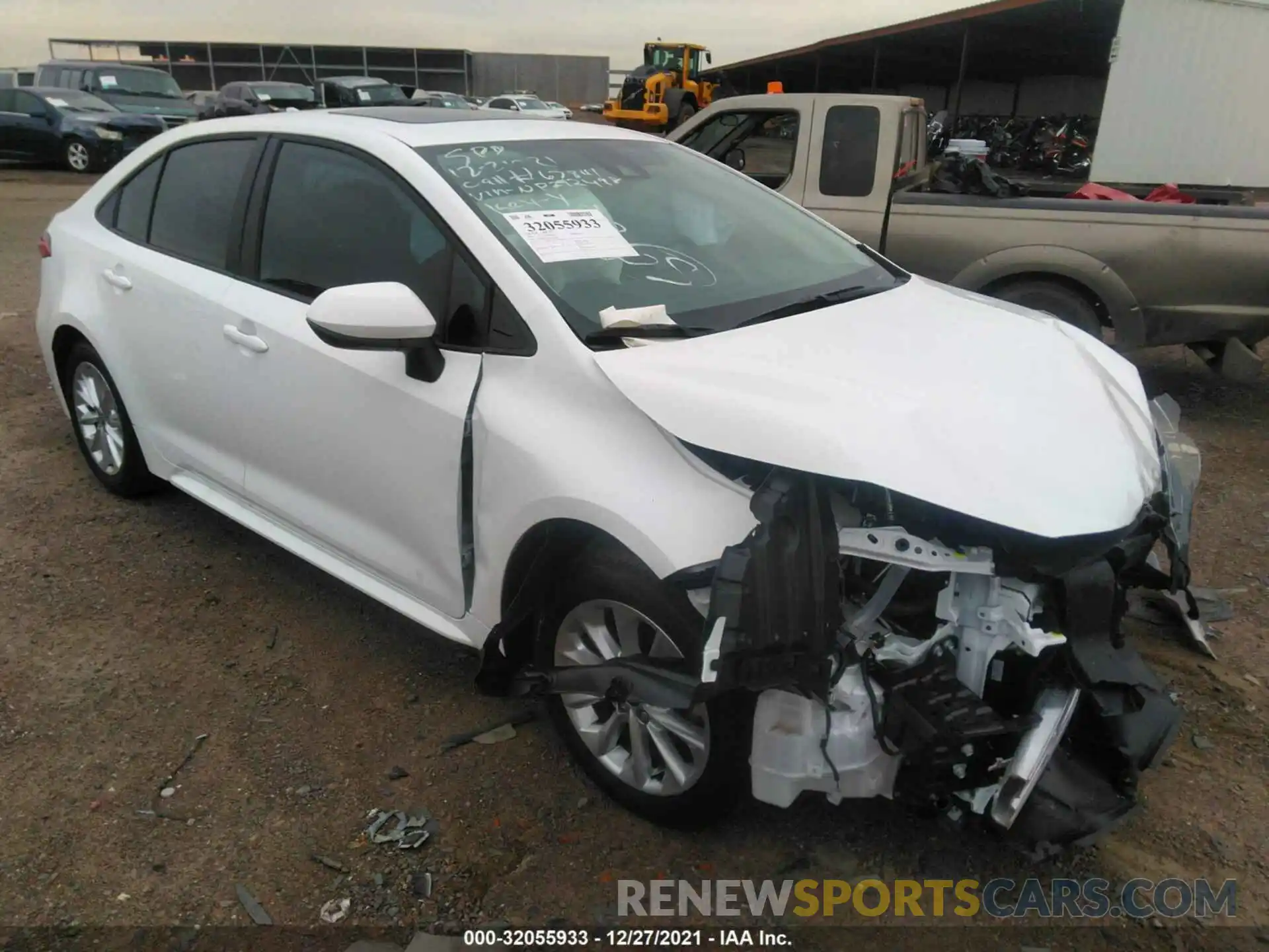 1 Photograph of a damaged car 5YFHPMAE7NP292498 TOYOTA COROLLA 2022