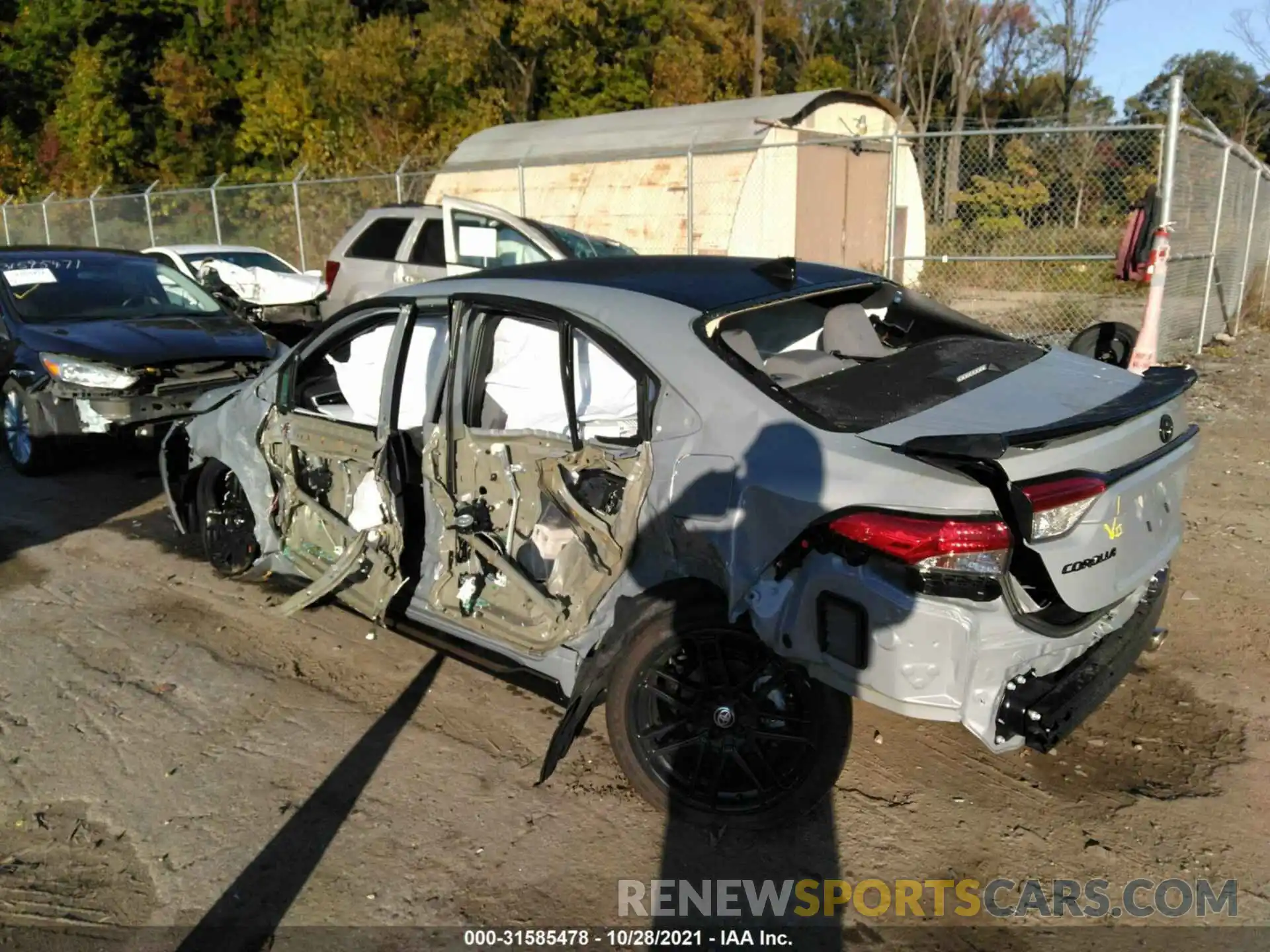 3 Photograph of a damaged car 5YFM4MCE1NP099350 TOYOTA COROLLA 2022