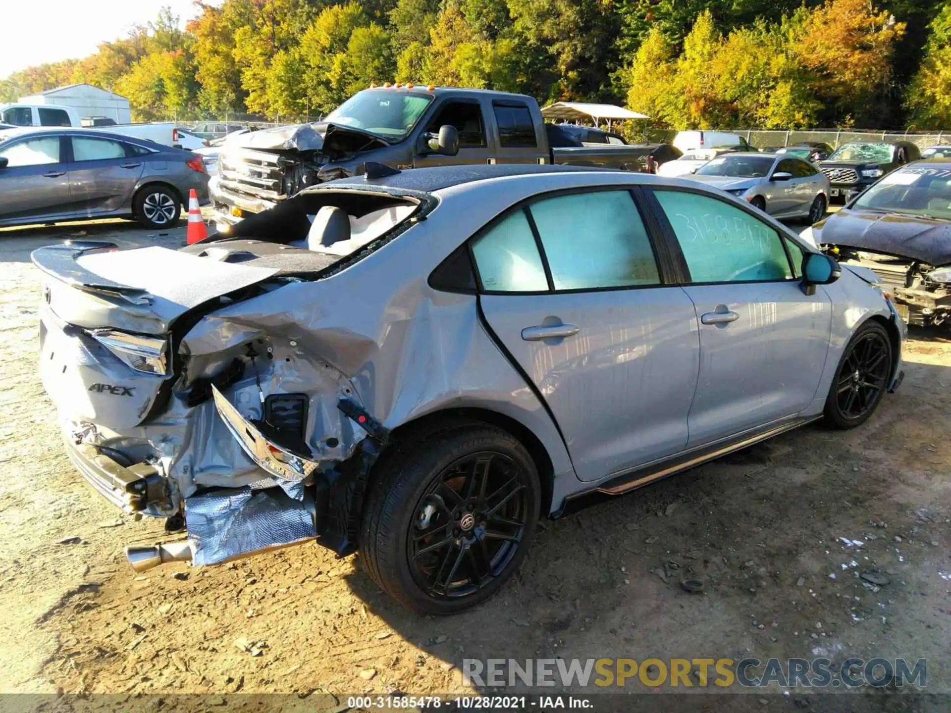 4 Photograph of a damaged car 5YFM4MCE1NP099350 TOYOTA COROLLA 2022