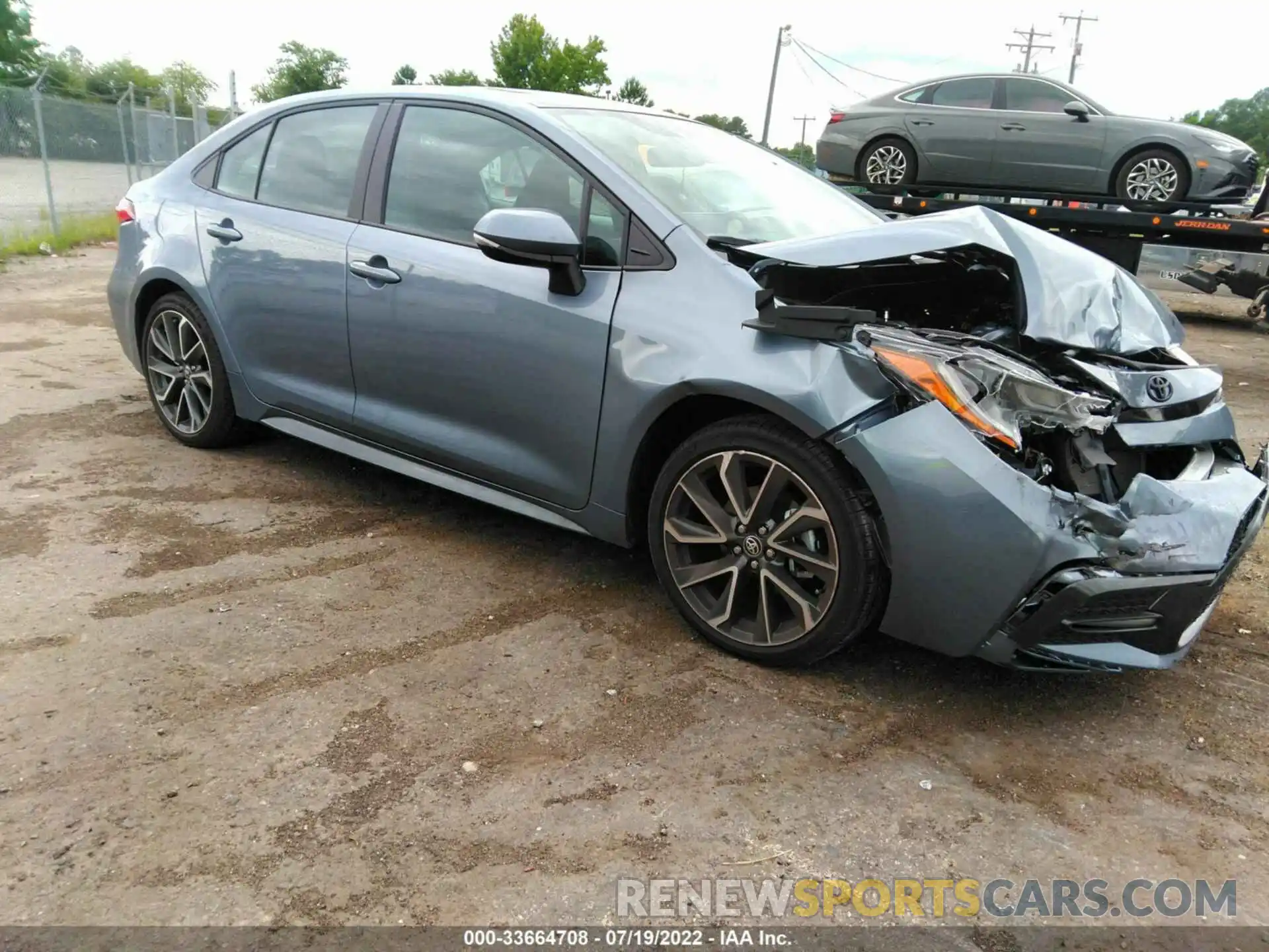 1 Photograph of a damaged car 5YFP4MCE0NP115664 TOYOTA COROLLA 2022