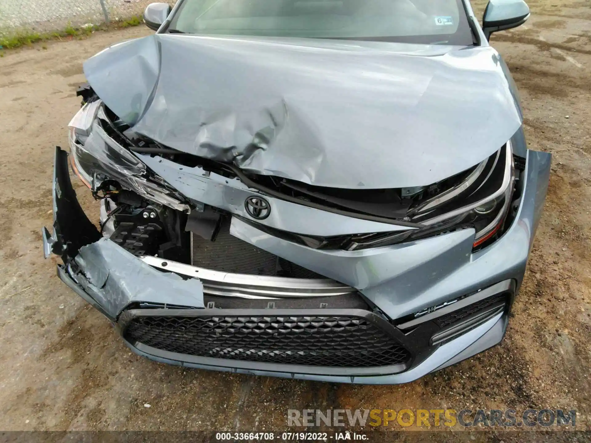 10 Photograph of a damaged car 5YFP4MCE0NP115664 TOYOTA COROLLA 2022