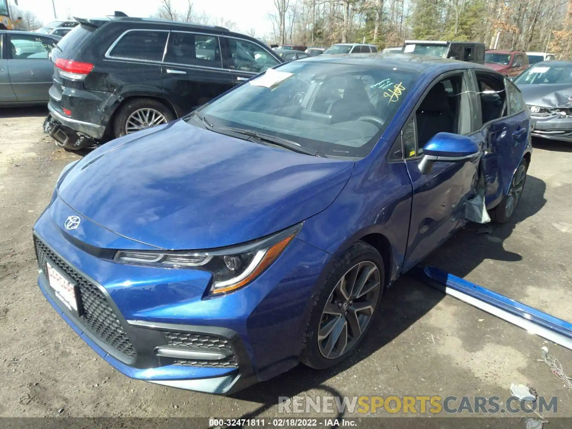 2 Photograph of a damaged car 5YFP4MCE1NP105855 TOYOTA COROLLA 2022