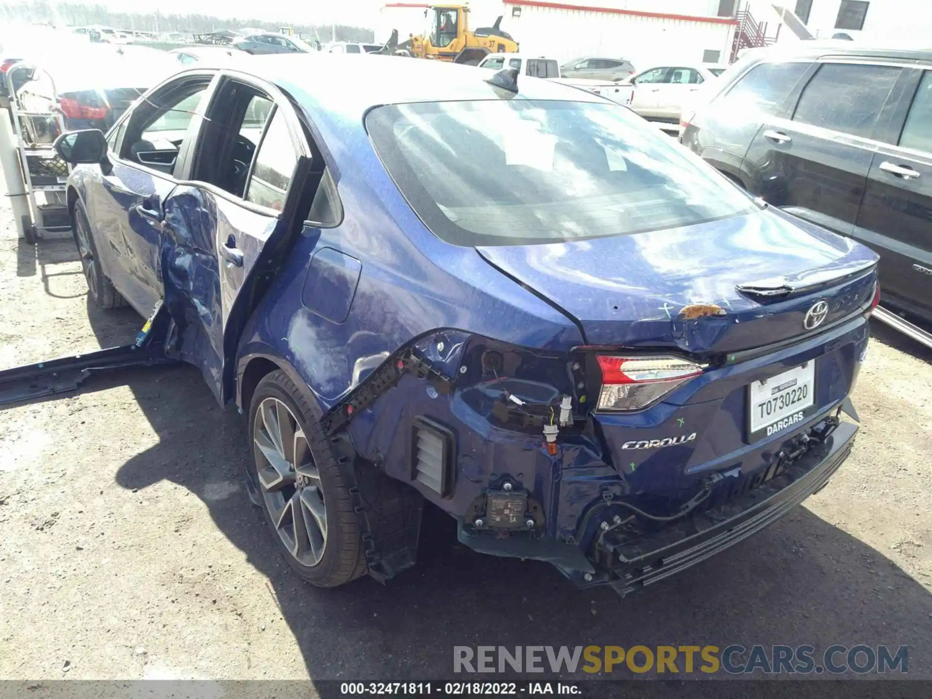 3 Photograph of a damaged car 5YFP4MCE1NP105855 TOYOTA COROLLA 2022