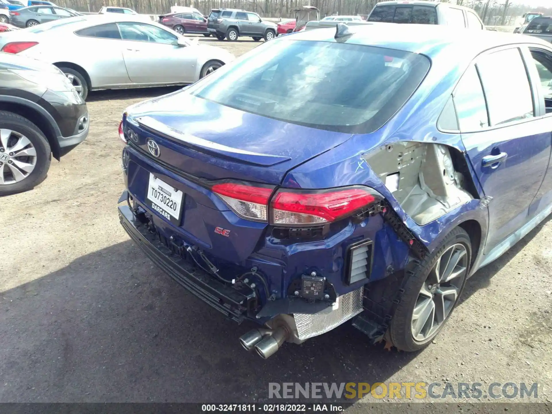 6 Photograph of a damaged car 5YFP4MCE1NP105855 TOYOTA COROLLA 2022