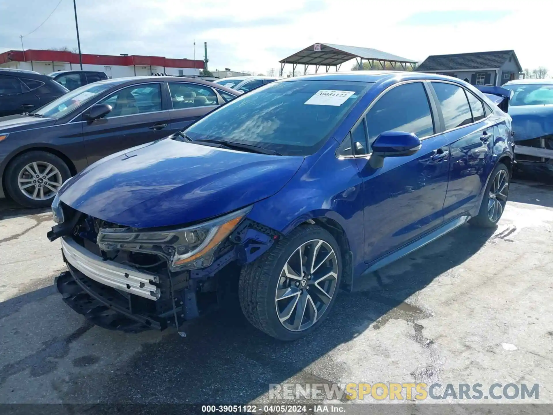 2 Photograph of a damaged car 5YFP4MCE2NP136368 TOYOTA COROLLA 2022