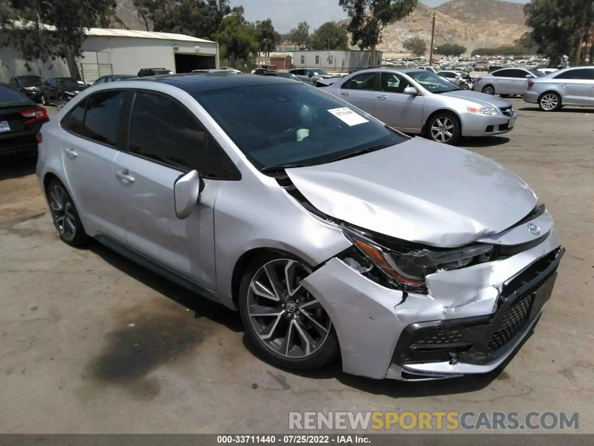 1 Photograph of a damaged car 5YFP4MCE3NP103427 TOYOTA COROLLA 2022