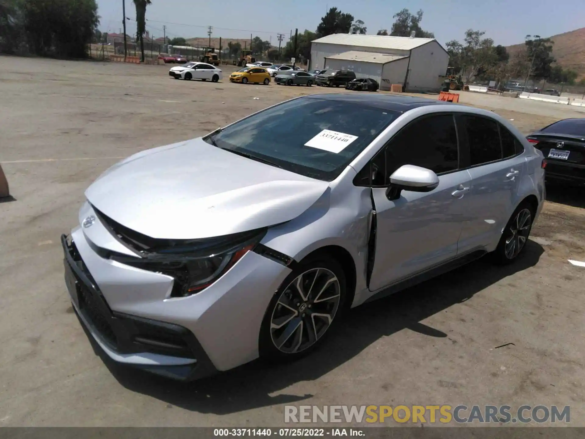 2 Photograph of a damaged car 5YFP4MCE3NP103427 TOYOTA COROLLA 2022