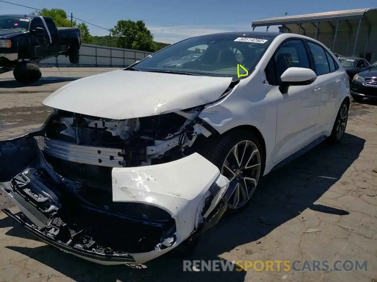 2 Photograph of a damaged car 5YFP4MCE3NP115495 TOYOTA COROLLA 2022