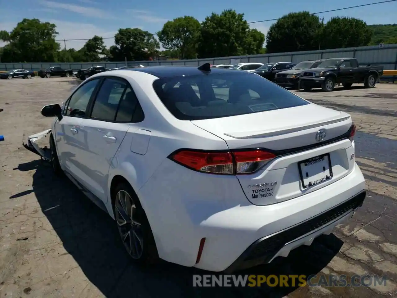 3 Photograph of a damaged car 5YFP4MCE3NP115495 TOYOTA COROLLA 2022