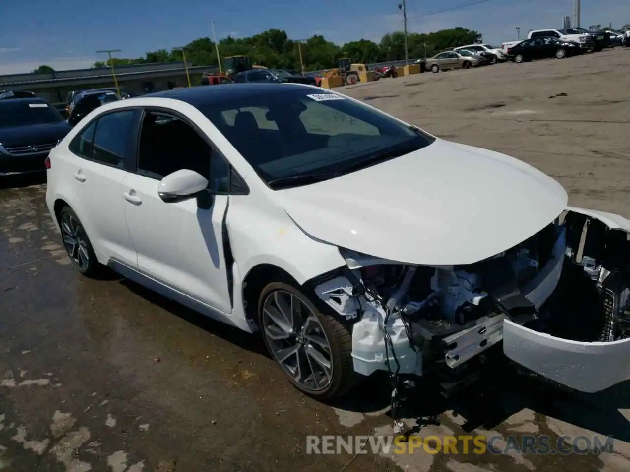 9 Photograph of a damaged car 5YFP4MCE3NP115495 TOYOTA COROLLA 2022