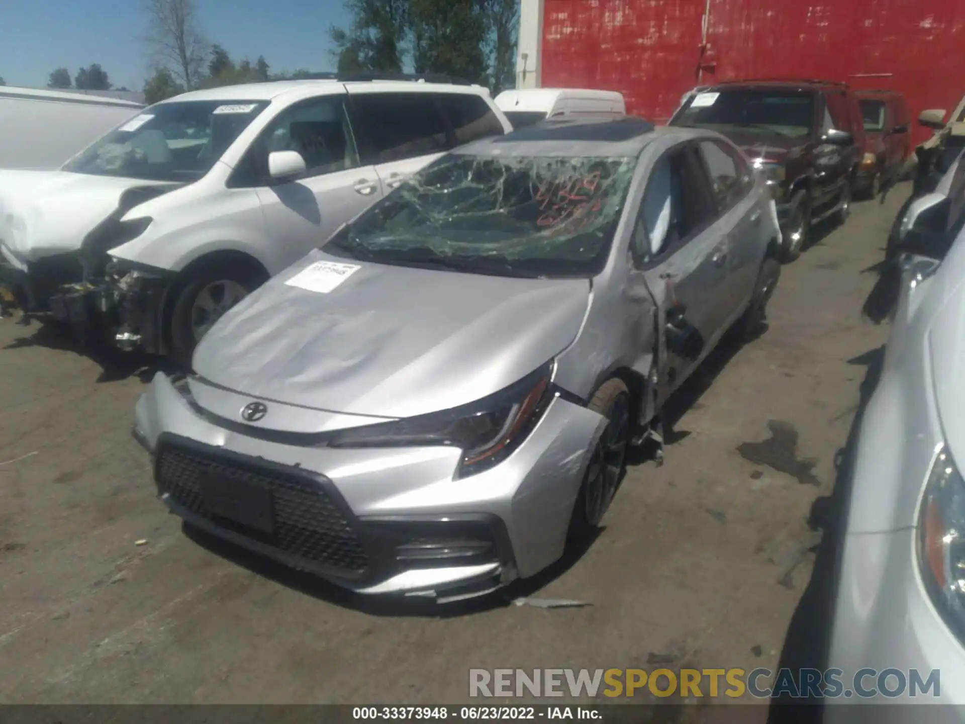 2 Photograph of a damaged car 5YFP4MCE4NP111763 TOYOTA COROLLA 2022