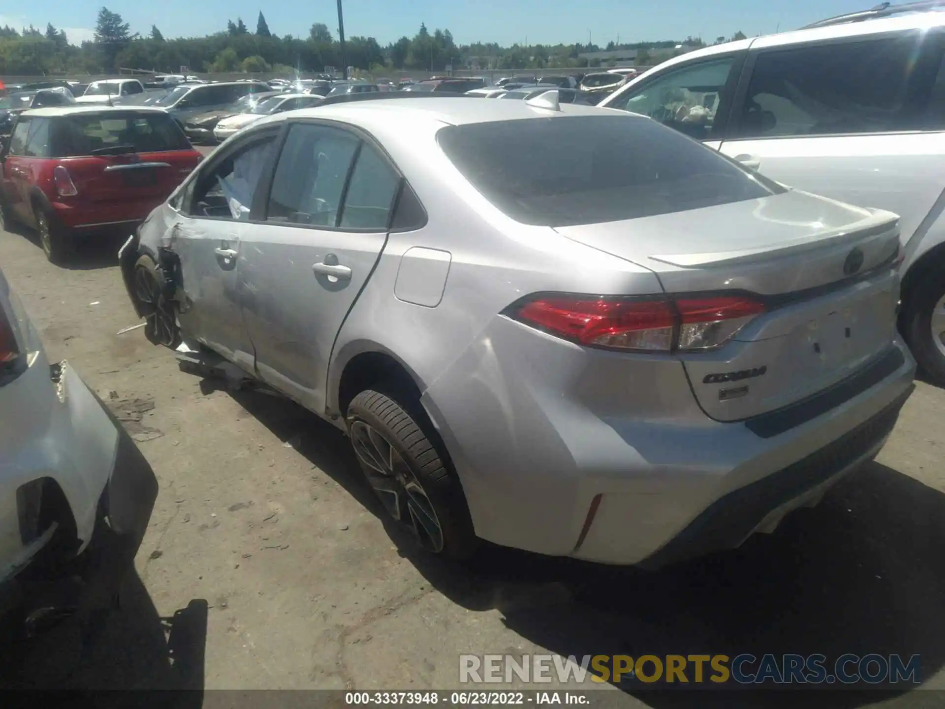 3 Photograph of a damaged car 5YFP4MCE4NP111763 TOYOTA COROLLA 2022