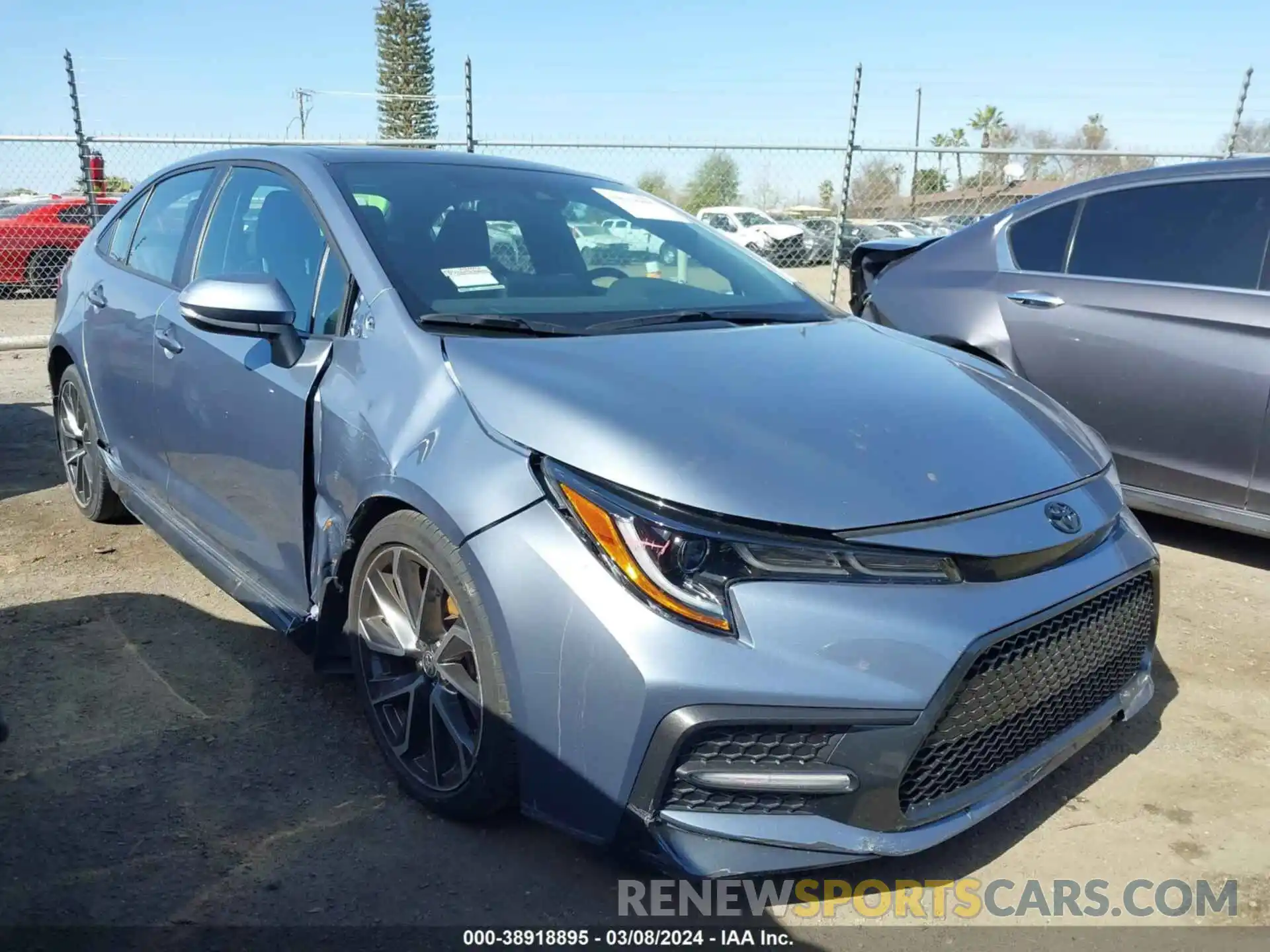 1 Photograph of a damaged car 5YFP4MCE4NP134492 TOYOTA COROLLA 2022