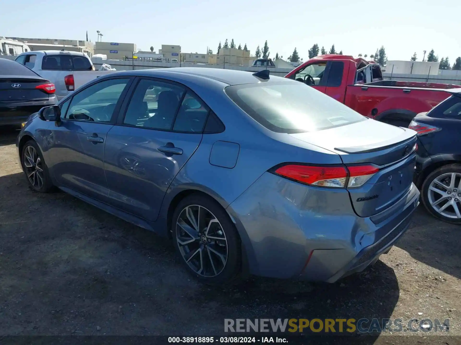 3 Photograph of a damaged car 5YFP4MCE4NP134492 TOYOTA COROLLA 2022