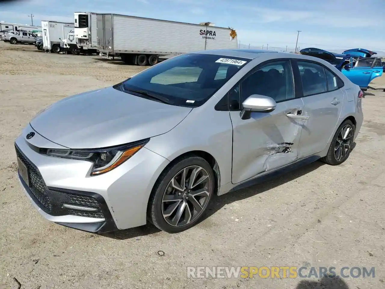 1 Photograph of a damaged car 5YFP4MCE6NP103762 TOYOTA COROLLA 2022