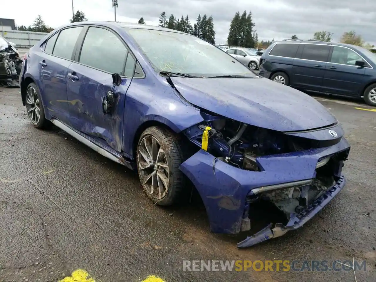 1 Photograph of a damaged car 5YFP4MCE6NP110050 TOYOTA COROLLA 2022