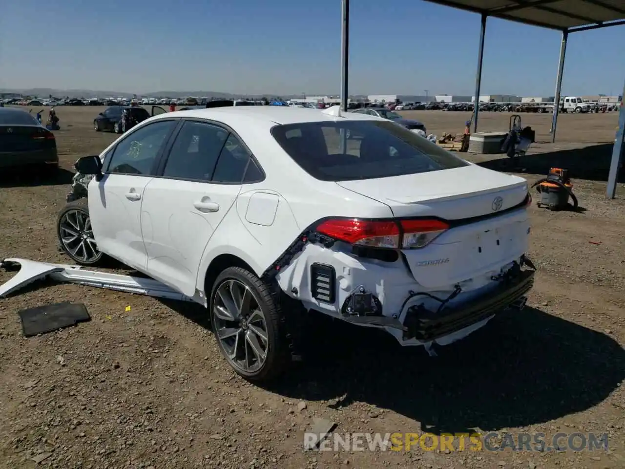 3 Photograph of a damaged car 5YFP4MCE6NP110596 TOYOTA COROLLA 2022