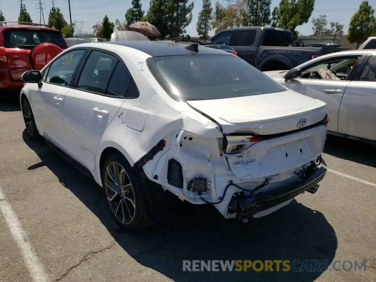 3 Photograph of a damaged car 5YFP4MCE6NP114793 TOYOTA COROLLA 2022