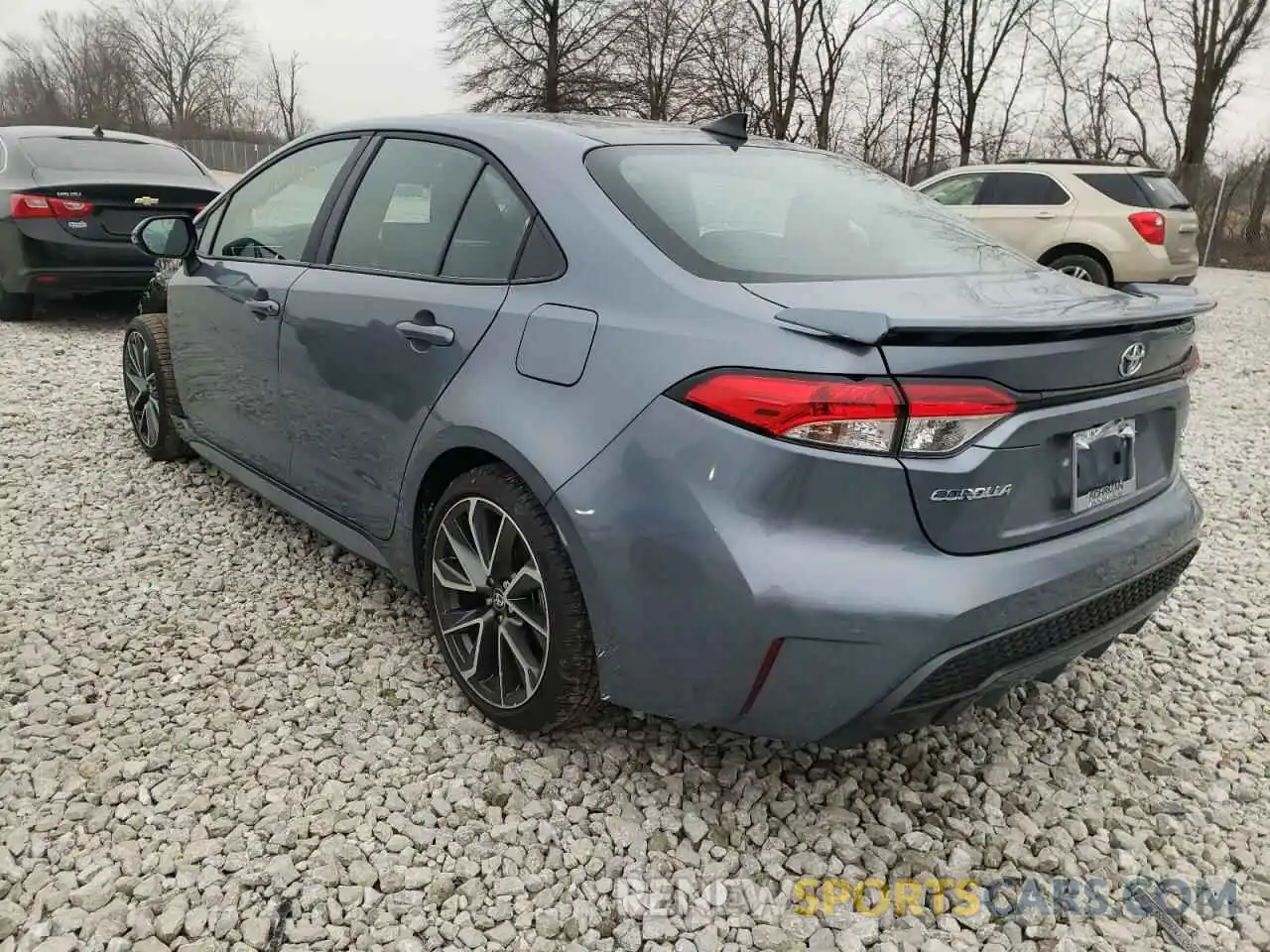 3 Photograph of a damaged car 5YFP4MCE7NP104175 TOYOTA COROLLA 2022