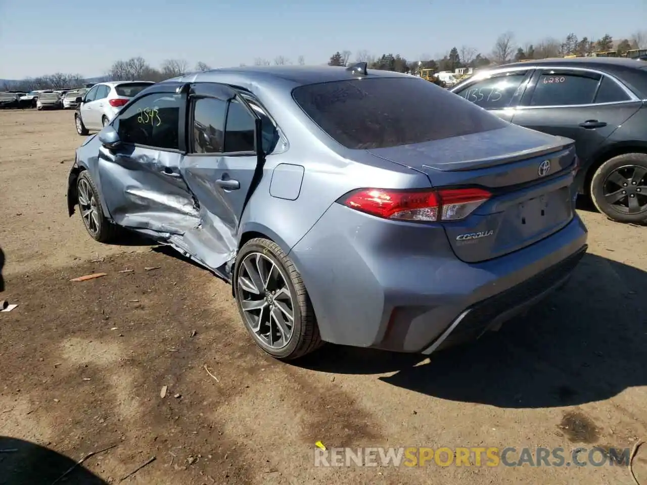 3 Photograph of a damaged car 5YFP4MCE7NP105083 TOYOTA COROLLA 2022