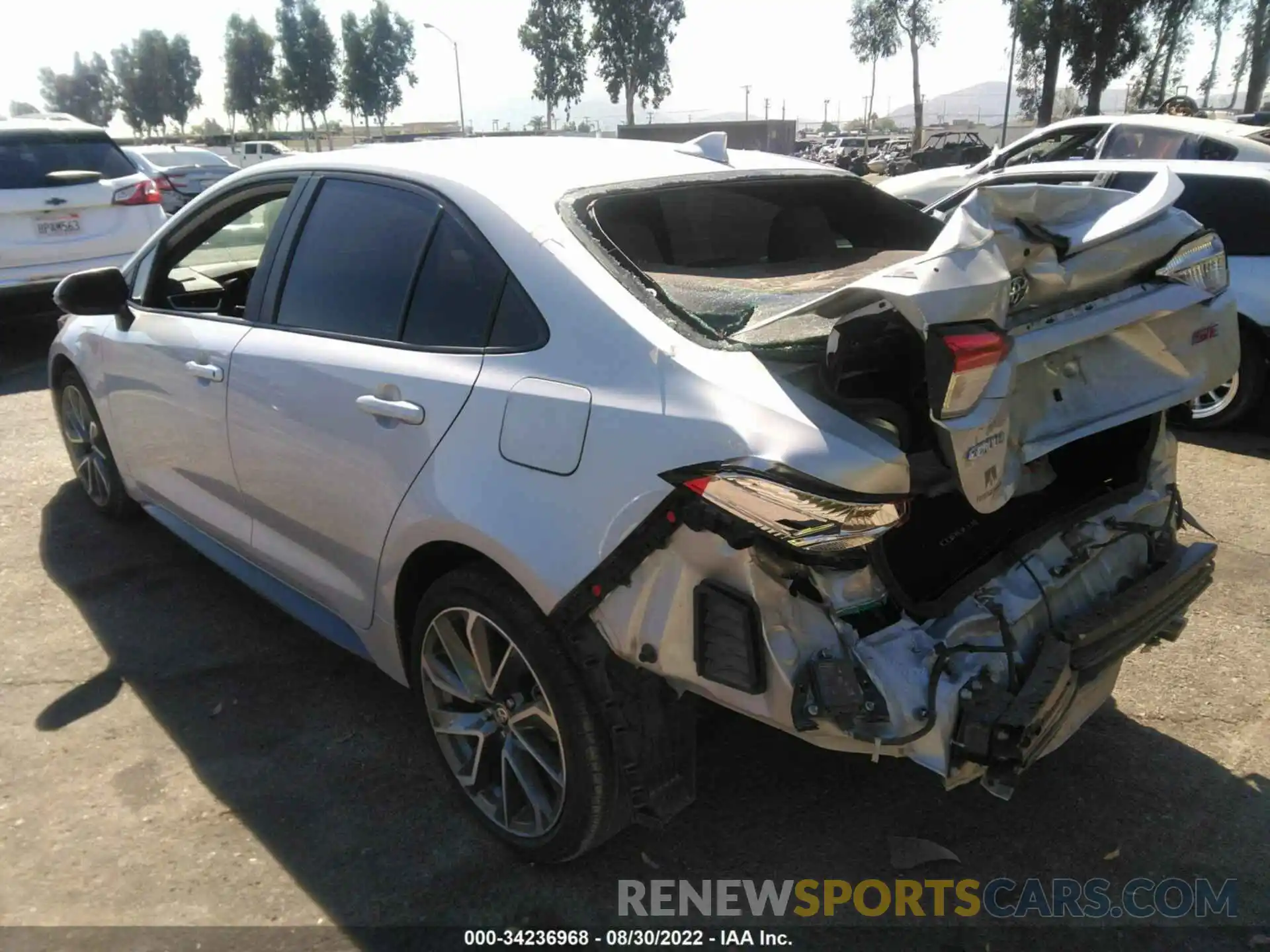 3 Photograph of a damaged car 5YFP4MCE8NP100961 TOYOTA COROLLA 2022