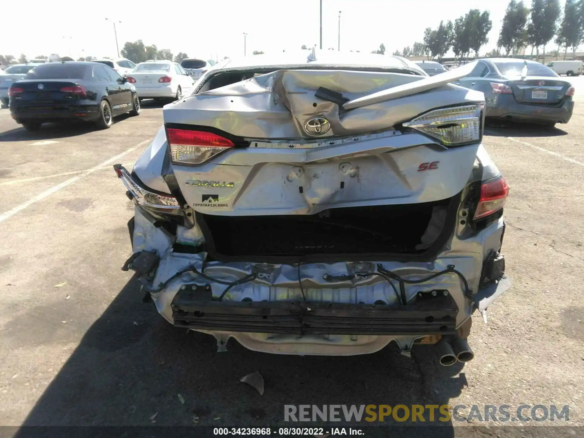 6 Photograph of a damaged car 5YFP4MCE8NP100961 TOYOTA COROLLA 2022